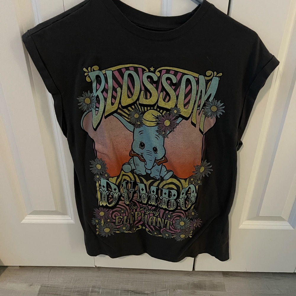 Disney Grey Short Sleeve Tee with Graphic Design